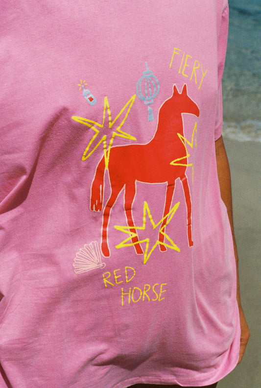 Fiery Red Horse Tee | ADULT