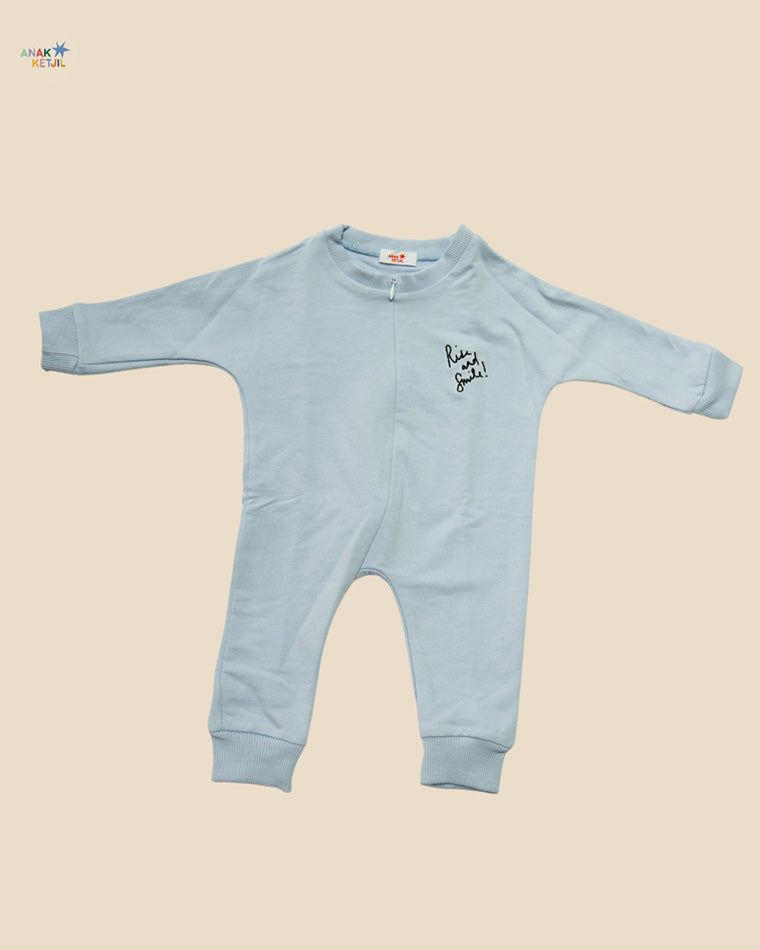 Terry Baby Zipsuit