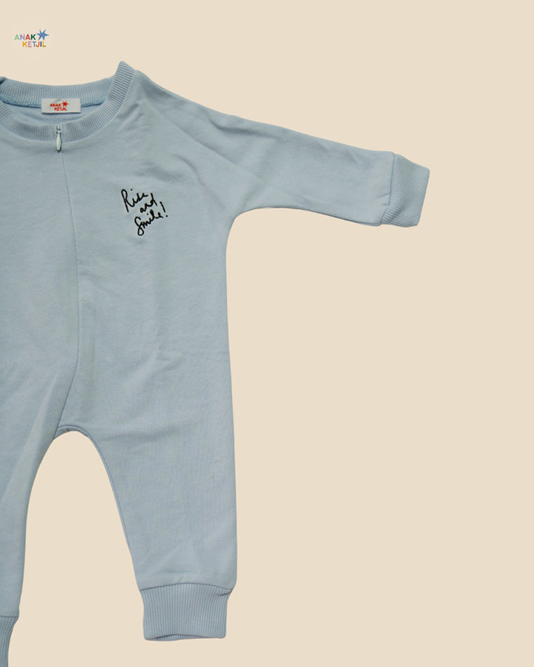 Terry Baby Zipsuit