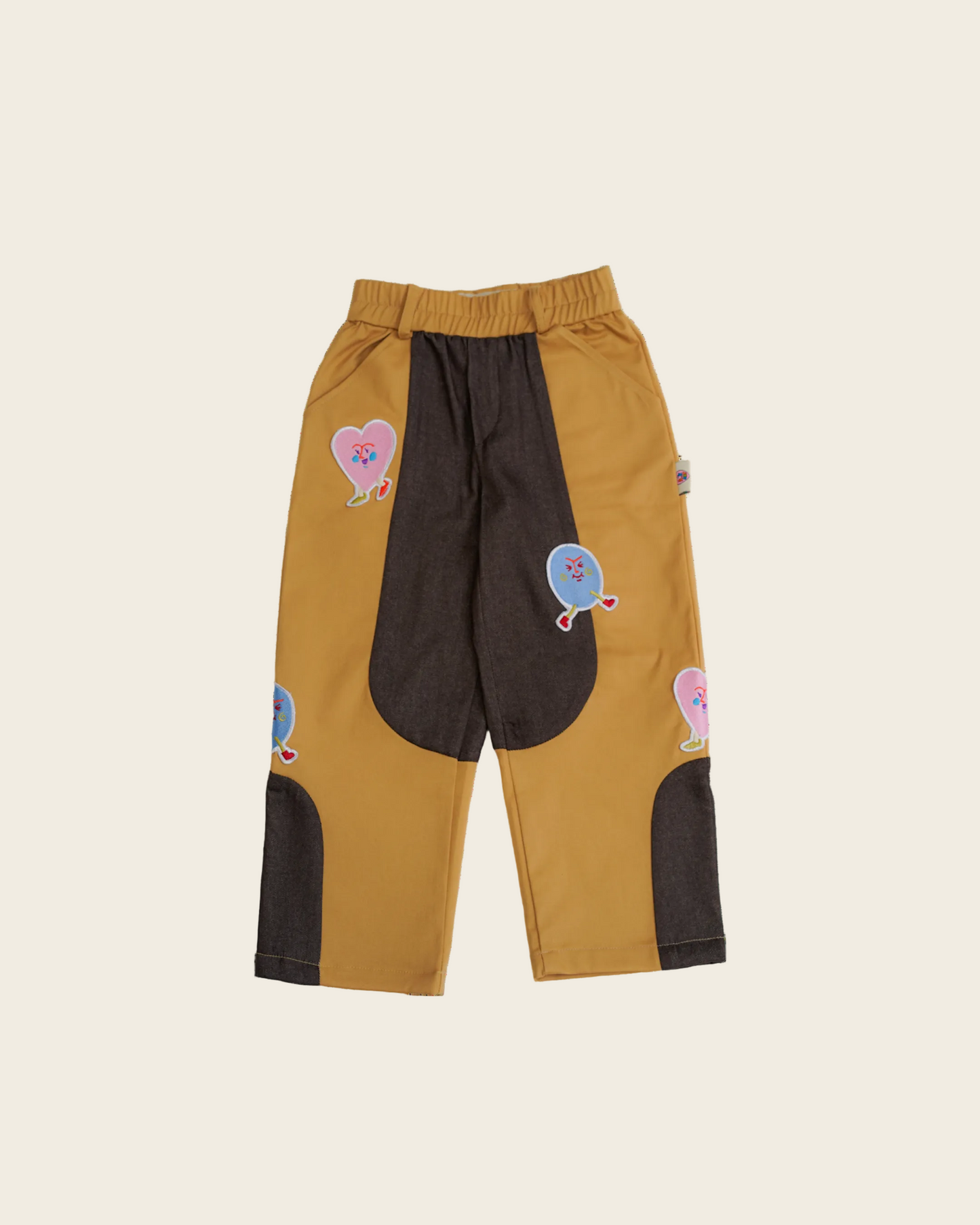 Two Toned Straight Leg Pants