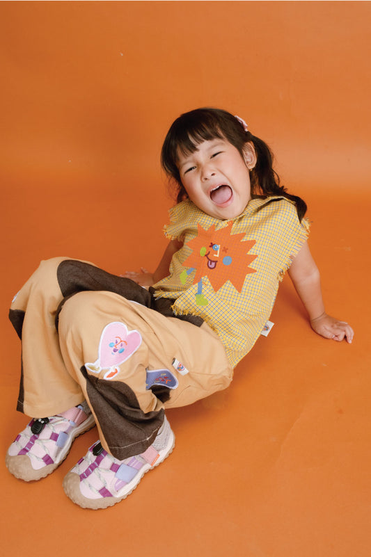 Houndstooth Sleeveless Shirt