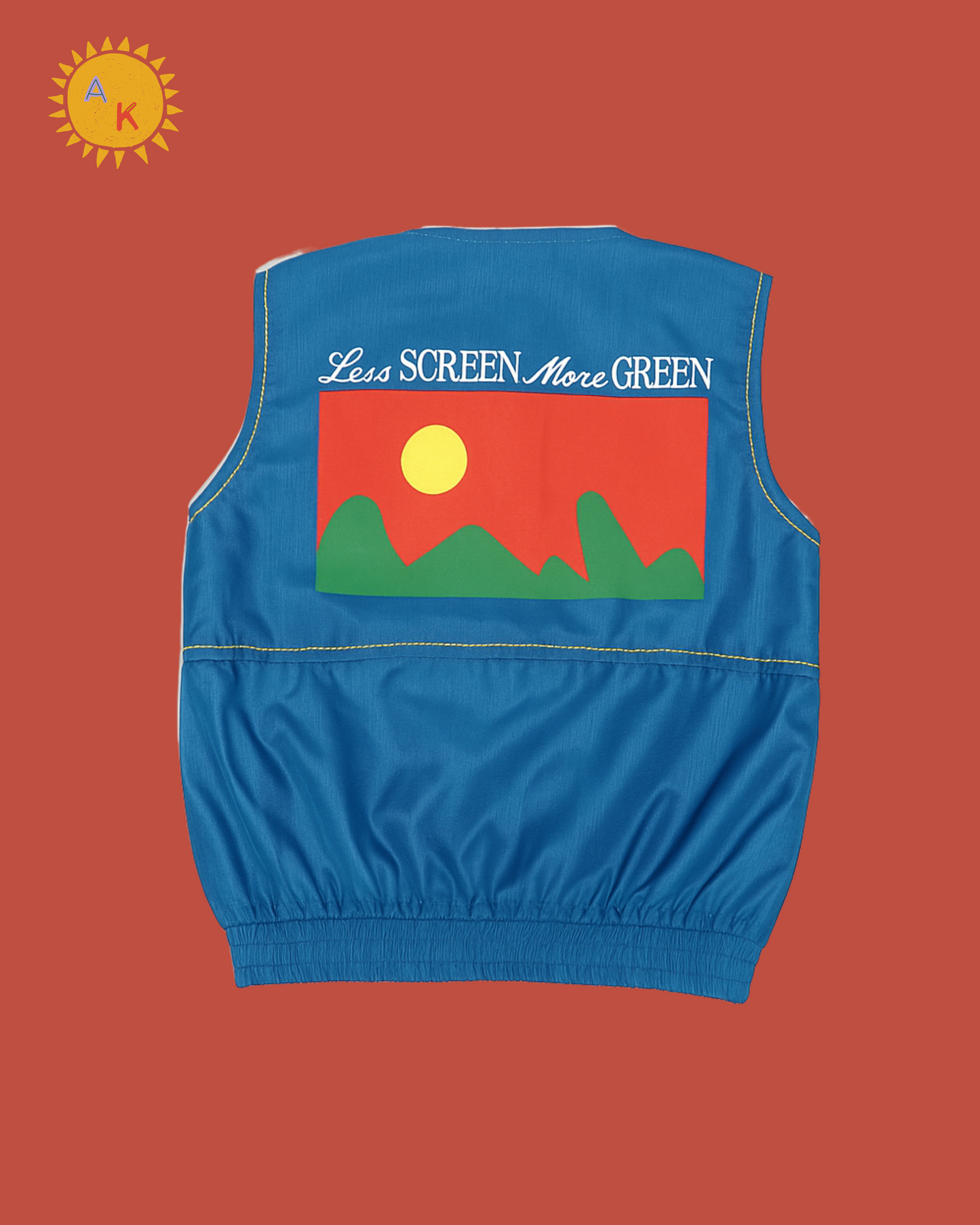 Less Screen More Green Vest