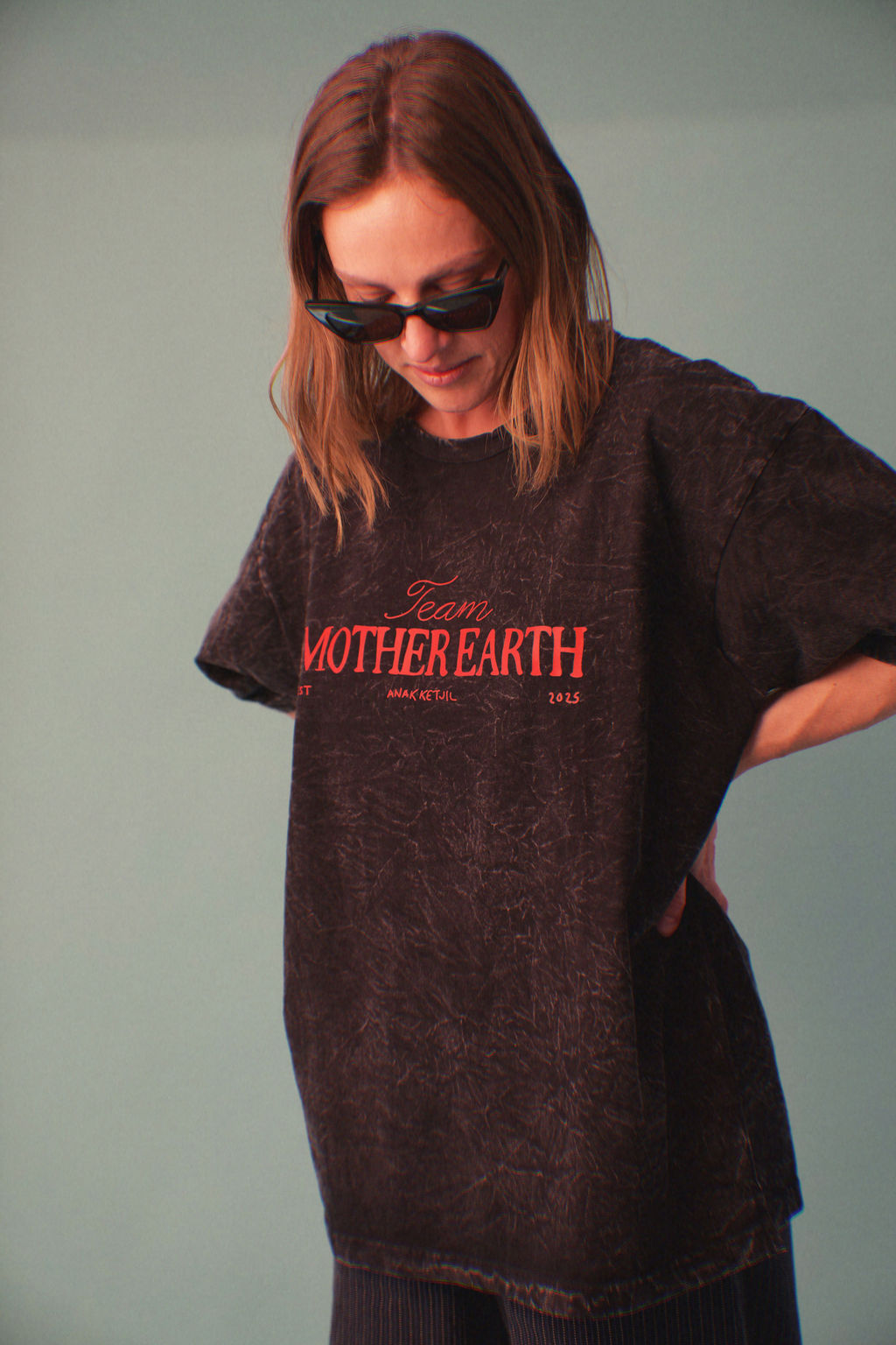 Washed Black Tee | Adult