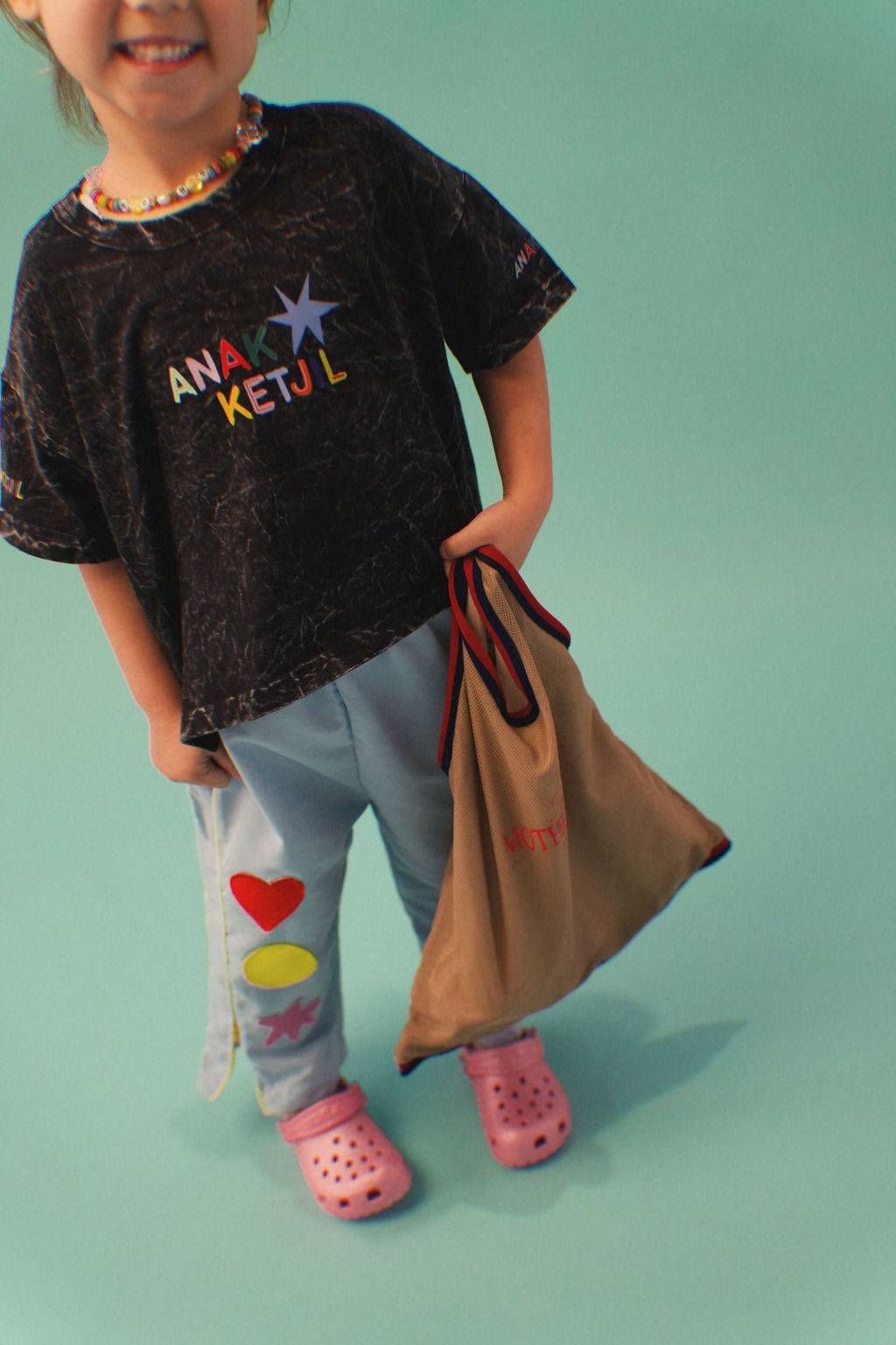 Washed Black Tee | Kids