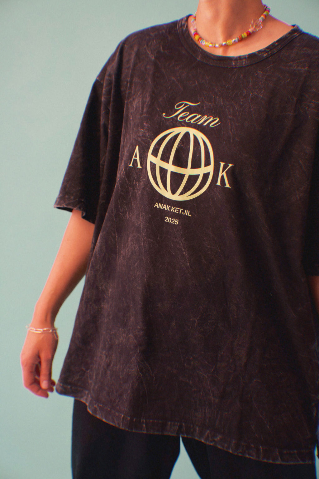 Washed Black Tee | Adult