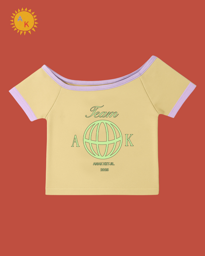 Team Mother Earth Off-The-Shoulder Tee