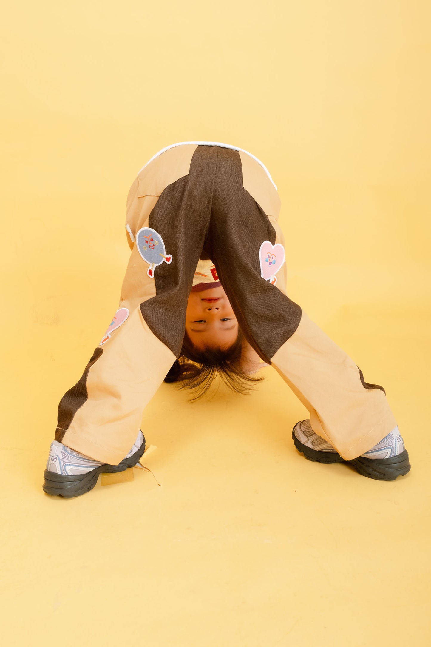 Two Toned Straight Leg Pants