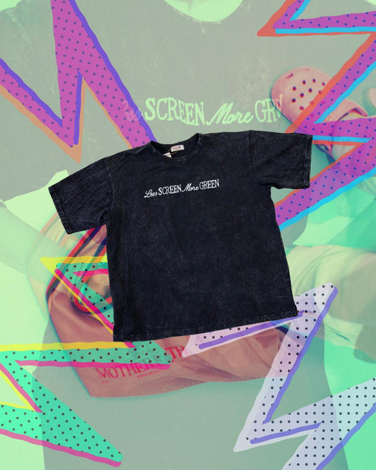 Washed Black Tee | Adult | Sample