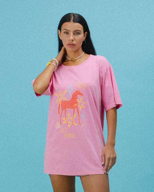 Fiery Red Horse Tee  |  ADULT